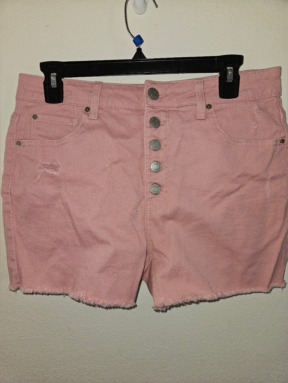 Time & Tru Womans High Rise Button Fly Shorts Size 12